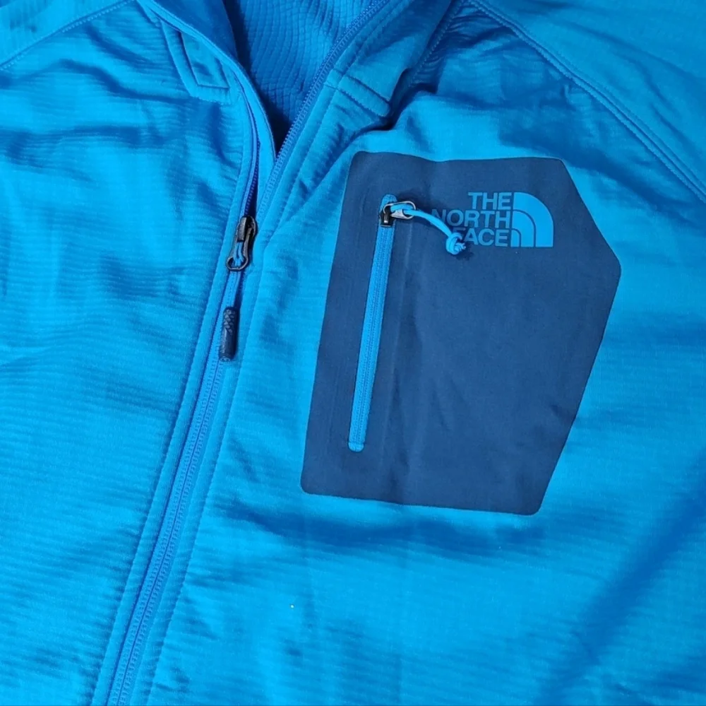 North Face Borod Cooling Hoodie Zip Jacket 2X Blue Thermal Lined Gorp Hiking Nwt